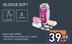Unieuro Silence Soft Epilatore Mod. EP5660 offerta