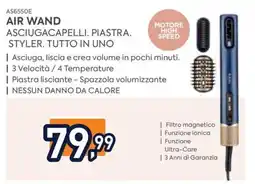 Unieuro AS6550E AIR WAND ASCIUGACAPELLI offerta
