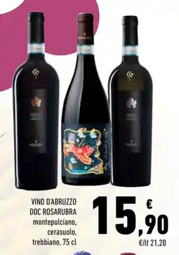 Conad Vino d'Abruzzo DOC Rosarubra offerta