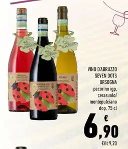 Conad Vino d'Abruzzo Seven Dots offerta