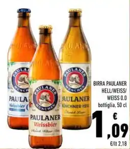 Conad Birra Paulaner offerta