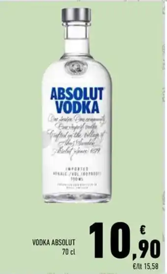 Conad VODKA ABSOLUT offerta