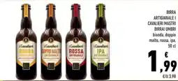 Conad Birra artigianale i cavalieri mastri birrai umbri offerta