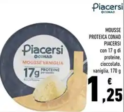 Conad Mousse proteica Piacersi offerta