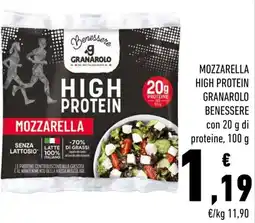 Conad MOZZARELLA HIGH PROTEIN GRANAROLO BENESSERE offerta