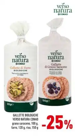 Conad Gallette biologiche Verso Natura Conad offerta