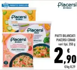 Conad Piatti Bilanciati Piacersi CONAD offerta