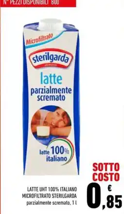 Conad latte parzialmente scremato offerta