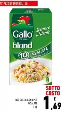 Conad Riso Gallo Blond per Insalate offerta