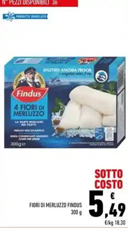 Conad FIORI DI MERLUZZO FINDUS offerta