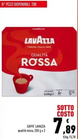 Conad CAFFE' LAVAZZA qualità rossa offerta