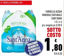 Conad Acqua minerale naturale Sant'Anna offerta