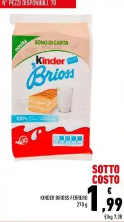 Conad Kinder Brioss Ferrero offerta