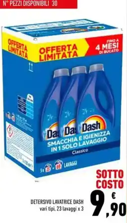 Conad Detersivo lavatrice Dash offerta