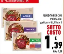 Conad ALIMENTO PER CANI PURINA ONE offerta