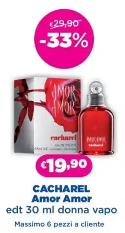 Acqua & Sapone CACHAREL Amor Amor edt donna vapo offerta