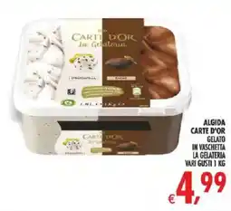 Deco Supermercati CARTE D'OR GELATO offerta