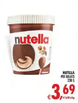 Deco Supermercati Nutella pot gelato offerta