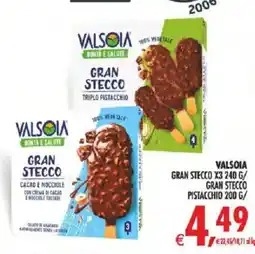 Deco Supermercati VALSOIA GRAN STECCO offerta