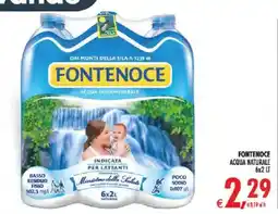 Deco Supermercati FONTENOCCE ACQUA NATURALE offerta