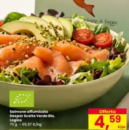Eurospar Salmone affumicato Despar Scelta Verde Bio, Logico offerta
