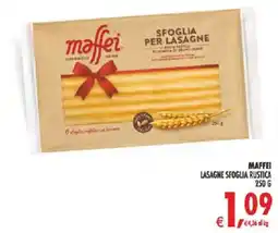 Deco Supermercati MAFFEI LASAGNE SFOLGLIA RUSTICA offerta