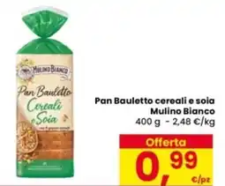 Eurospar Pan Bauletto cereali e soia Mulino Bianco offerta