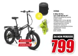 MediaWorld Nilox E-Bike X8 Pro con ruote fat da 20" offerta