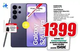 MediaWorld Samsung Galaxy S26 Ultra 512 offerta
