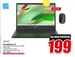 MediaWorld Acer Chromebook 314 offerta