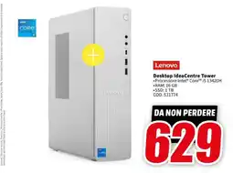 MediaWorld Lenovo Desktop IdeaCentre Tower offerta