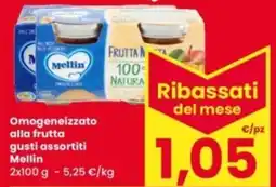 Eurospar Omogeneizzato alla frutta Mellin offerta