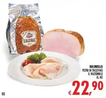 Deco Supermercati Brunello petto di tacchino il nazionale offerta