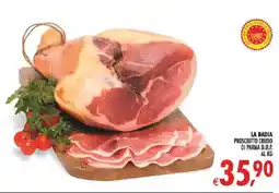 Deco Supermercati LA BADIA PROSCIUTTO CRUDO DI PARMA D.O.P. offerta