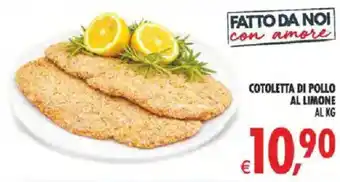 Deco Supermercati COTOLETTA DI POLLO AL LIMONE offerta