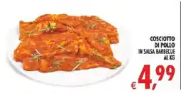 Deco Supermercati COSCIOOTTO DI POLLO IN SALSA BARBECUE offerta