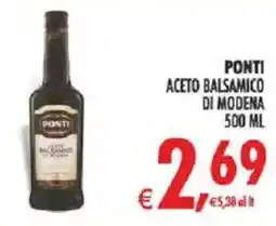 Deco Supermercati PONTI ACETO BALSAMICO DI MODENA offerta