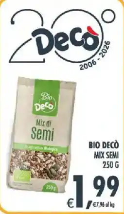 Deco Supermercati BIO DECÒ MIX SEMI offerta