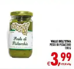 Deco Supermercati VALLE DELL'ETNA PESTO DI PISTACCHIO offerta