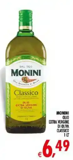 Deco Supermercati MONINI OLIO EXTRA VERGINE DI OLIVA CLASSICO offerta