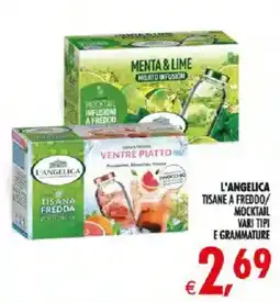 Deco Supermercati L'ANGELICA TISANE A FREDDO/MOCKTAIL VARI TIPI offerta