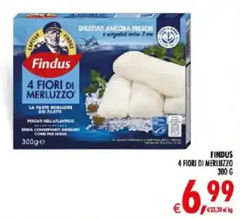 Deco Supermercati Findus 4 Fiori di Merluzzo offerta