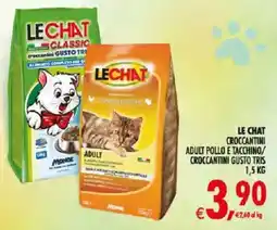 Deco Supermercati LE CHAT CROCCANTINI ADULT POLLO E TACCHINO offerta