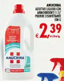 Deco Supermercati AMUCHINA ADDITIVO LIQUIDO CON AMMORBIDENTE offerta