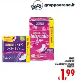 Deco Supermercati LINES SETA/INTERVALLO offerta