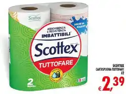 Deco Supermercati Scottex Cartaspugna Tuttotofare offerta
