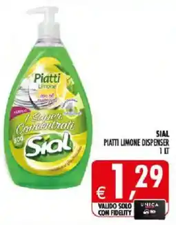 Deco Supermercati Piatti Limone Sial offerta