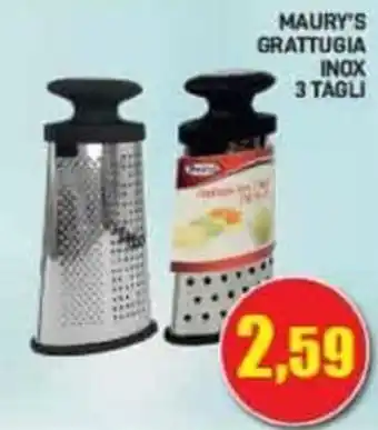 Maury's Maury's Grattugia Inox 3 Tagli offerta