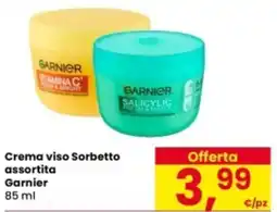 Eurospar Crema viso Sorbetto Garnier offerta