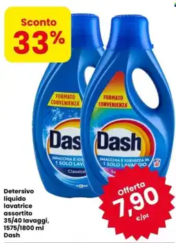 Eurospar Detersivo liquido lavatrice Dash offerta